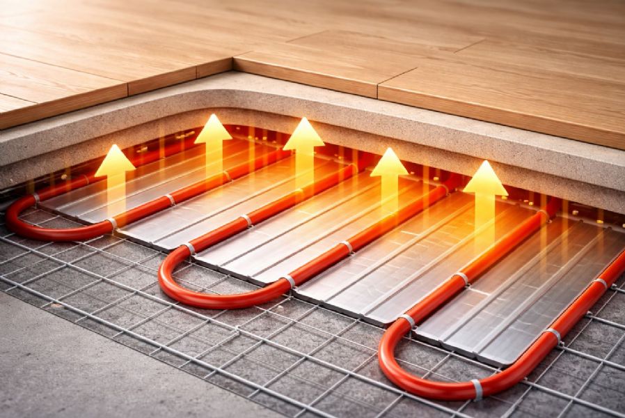 地暖如何傳熱？從發熱體到地面的導熱原理說明